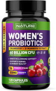 Probiotics For Women - 60 Billion Cfus, 16 Strains, With Cranberry, D-Mannose & Prebiotics - Supports Digestive, Immune, & Vaginal Health - Non-Gmo, Dairy & Gluten-Free - 120 Veggie Capsules
