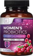 Probiotics For Women 60 Billion Cfu, 16 Strains For Ph Balance, Vaginal & Digestive Support, Womens Probiotic And Prebiotic + Cranberry For Gut, Urinary & Immune Support, Shelf Stable - 120 Capsules