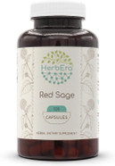Red Sage 120 Capsules, 1000 Mg, Red Sage (Dan Shen, Salvia Miltiorrhiza) Dried Root (120 Capsules)