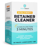 Retainer Cleaner Tablets 120 - Invisalign Cleaner Fsa Hsa Approved Denture Cleaner. Efferdent Retainer Cleaner Tablets, Night Guard, Mouth Guards, Aligners & Dental Appliance Cleaner - 4 Month Supply