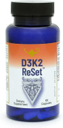 Rna Reset D3K2 Reset  4,000 Iu Vitamin D3 & 100 Mcg K2 Supplement (60 Capsules)