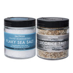 Saltverk Icelandic Sea Salt - Flaky Pure + Licorice Bundle