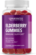 Sambucus Elderberry Gummies For Adults - Immune Support Supplement With Vitamin C And Zinc - Enhanced Formula For Daily Defense - 120 Count, 2 Month Supply, Berry Flavor - Convenient Wellness