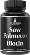 Saw Palmetto + Biotin Advanced 2-In-1 Combo For Hair Growth. Vegan Capsules Supplement With Natural Saw Palmetto Extract + 10000Mcg Biotin. Hair Loss And Regrowth Pills For Men And Women. Dht Blocker