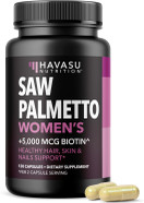Saw Palmetto With Stinging Nettle Capsules - 2X Prostate Support Supplement For MenS Health - 120 Count - Dht Blocker For Urinary Tract Function And Hair - Vegan, Non-Gmo - 2 Month Supply