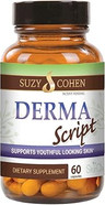 Script Essentials Dermascript Clear Skin Probiotic- Skin Care Routine Supplement - Biotin Face Supplemnt - Fights Acne, Dryness, Irritation And Rashes (60 Capsules)