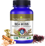Sea Moss Master Formula With Burdock Root & Bladderwrack For Gut Health | Organic Vegan Supplement For Women & Men | Irish Sea Moss Blend For Optimal Well-Being (60)