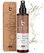 Self Tanner Spray - Usa Made With Natural & Organic Ingredients, Fast Drying Spray Tan For Pale Skin, Non Toxic Gradual Tanning Spray, Sunless Tanning Water For Women & Men, Medium To Dark