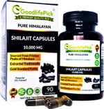 Shilajit Pure Himalayan Capsules. Made From Premium Authentic Shilajit From High Himalayan Peaks. All Natural, Vegan, Non Gmo-90Ct. Extracted Traditionally, No Filler, No Stearate, No Rice Powder