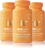 Skintamin Vegetarian Collagen Pills | Best Collagen Supplements For Women To Support Skin Firmness And Wrinkles | Skin Supplement Formulated To Help Reduce Blemishes