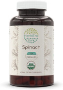 Spinach Usda Organic 120 Capsules | Natural Herbal Supplement | Certified Organic Vegetarian Capsules And Organic Spinach (Spinacia Oleracea) Dried Leaf (120 Capsules)