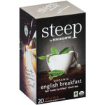 Steep By Bigelow Organic English Breakfast Tea, 20 Count Box