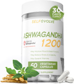 Stress Relief, Ashwagandha Ksm-66, Supports Occasional Stress Relief, Dietary Supplement, Capsules, 1 Month Supply