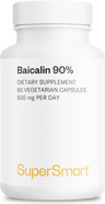 Supersmart - 90% Baicalin 500Mg Per Day (Scutellaria Baicalensis) - Chinese Skullcap Extract Supplement | Non-Gmo & Gluten Free - 60 Vegetarian Capsules