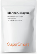 Supersmart Marine Collagen Powder (Patented & High Absoprtion) - Naticol Marine Collagen Peptides Powder - Hydrolyzed Collagen Type 1 Supplement | Non-Gmo & Gluten Free - 204 G