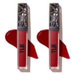 The Lip Bar - Nonstop Liquid Matte Lipstick 2-Pack, Bawse Lady (Blue Red) - High Pigment - One Swipe - Long Lasting - Jojoba Oil & Vitamin E - Vegan & Cruelty Free - Makeup & Cosmetics - .24 Fl Oz