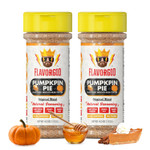 The Original Pumpkin Pie Spice Topper Seasoning Mix, 2 Bottles By Flavor God - Premium All Natural & Healthy Spice Blend For Donuts & Smoothies - Great Flavor Spices And Seasoning Gift
