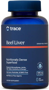 Trace Minerals Beef Liver, 500Mg - Bone Health & Energy Support Supplement - Nutritional Supplement Aids Healthy Skin & Immunity - Beef Liver Supports Healthy Organs - 180 Capsules (30 Servings)