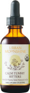 Urban Moonshine Calm Tummy Bitters - Certified Organic - Relief For Nausea & Upset Stomach* - Bloating Relief* - Soothes Digestion* - Digestive Bitters - Gluten Free Herbal Supplement - 2 Fl Oz