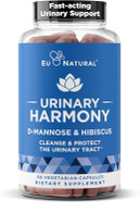 Urinary Harmony D-Mannose Supplement  Urinary Tract Health For Women  Cleanses And Flushes The Urinary System  Potent Clinical Strength Formula With Dmannose And Hibiscus  180 Fast Acting Capsules