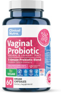 Vaginal Probiotics For Women Ph Balance, Vaginal Odor Control With Prebiotics & Lactobacillus Blend - Womens Health Supplement Healthy Vaginal Flora Support 60 Capsules