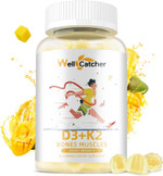 Vitamin D3 K2 Gummies - Vitamin D3 5000Iu K2 (Mk-7) 120Mcg Supplements With Vitamin B Complex Sugar Free For Adults Kids Supports Bone Teeth Strength Immune Mango Flavor 60 Counts 2 Packs