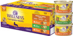 Wellness Complete Health Gravy And Minced Adult Wet Cat Food, Natural, Protein-Rich, Grain-Free, 3 Ounce , 12 Pack, (Chicken & Turkey Lovers Variety Pack)