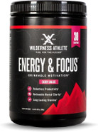 Wilderness Athlete - Energy & Focus | Energy Booster For Women & Men - Energy Drink Mix With Natural Caffeine - Low-Carb, Zero Sugar Energy Drink Powder - 30 Serving Energy Drink Tub (Mango Bango)