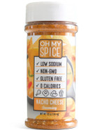 Nacho Cheese Seasoning By Oh My Spice | Low Sodium, 0 Calories, 0 Carbs, 0 Sugar, Gluten Free, Paleo, Non Gmo, No Msg, No Preservatives | Gourmet Healthy Seasonings For Cooking & Dressing Mix Nacho Cheese Seasoning By Oh My Spice | Low Sodium, 0 Calories, 0 Carbs, 0 Sugar, Gluten Free, Paleo, Non Gmo, No Msg, No Preservatives | Gourmet Healthy Seasonings For Cooking & Dressing Mix