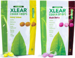 Xlear Xylitol Sugar-Free Cough Drops For Adults And Kids, Sugarless Dry Mouth Lozenges For Sore Throat Relief, Non-Gmo, Gluten-Free, Natural Black Cherry And Honey Lemon, 30 Count Each (Variety Pack)