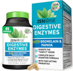 Zenwise Health Digestive Enzymes for Gut Health & Bloating Relief - Multi Enzymes Digestion Supplement with Probiotics, Bromelain & Papaya for Digestive Health Support - Men & Women