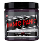 Manic Panic Alien Grey Hair Dye - Classic High Voltage - Semi Permanent Cool Medium Slate Gray Hair Dye - Vegan, Ppd & Ammonia Free (8Oz)