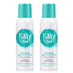 Punky Pastel Temporary Hair Color Spray, Perfectly Peacock, Spray-On Hair Color, Fast-Drying, Non-Sticky, Travel Size Hair Dye for Instant Vivid Hair Color, 3.5 oz, 2-PackPerfectly Peacock