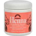 Rainbow Research Henna Hair Color And Conditioner Persian Strawberry Blonde- 4 Oz - 100% Botanical Hair Color - Gently Coats The Hair Shaft With 100% Organic Color