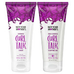 Not Your Mother'S Curl Talk Frizz Control Sculpting Gel And Defining Cream (2-Pack) - 6 Fl Oz - Formulated With Rice Curl Complex - For All Curly Hair Types6 Fl Oz (Pack Of 2) Not Your Mother'S Curl Talk Frizz Control Sculpting Gel And Defining Cream (2-Pack) - 6 Fl Oz - Formulated With Rice Curl Complex - For All Curly Hair Types6 Fl Oz (Pack Of 2)