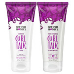 Not Your Mother's Curl Talk Frizz Control Sculpting Gel and Defining Cream (2-Pack) - 6 fl oz - Formulated with Rice Curl Complex - For All Curly Hair Types6 Fl Oz (Pack of 2)