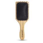 Giovanni Rectangular Paddle Hair Brush With Real Bamboo Handle And Base, Beige, Pack Of 1 Giovanni Rectangular Paddle Hair Brush With Real Bamboo Handle And Base, Beige, Pack Of 1