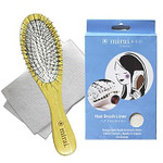 Mirai Clinical Wooden Bamboo Hairbrush For Women - 1 Brush & 30 Anti-Static Liners - Detangling Hair Brush - Natural Japanese Persimmon Extract Infused Liner - Helps To Eliminate Nonenal Odorhair Brush With Liners Mirai Clinical Wooden Bamboo Hairbrush For Women - 1 Brush & 30 Anti-Static Liners - Detangling Hair Brush - Natural Japanese Persimmon Extract Infused Liner - Helps To Eliminate Nonenal Odorhair Brush With Liners