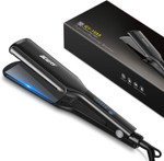 Bcway Professional Hair Straightener, 2.16'' Extra-Large Floating Titanium Flat Iron, Anti-Static 30S Instant Heating Straightening Iron With 5 Adjustable For All Hair Typesblack Bcway Professional Hair Straightener, 2.16'' Extra-Large Floating Titanium Flat Iron, Anti-Static 30S Instant Heating Straightening Iron With 5 Adjustable For All Hair Typesblack