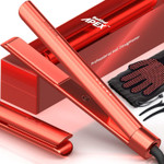 Bekind Apex 2-In-1 Hair Straightener Flat Iron | 1 450°F Straightener And Curler For All Hairstyles | Ultrasmooth Tech | 15S Fast Heating & Temp Memory | 30-In-1 Gift Set For Girls Women (Coral)Living Coral