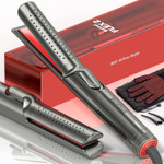 Bekind Flex 2-In-1 360° Hair Styler Flat Iron, Hair Straightener And Curler For All Styles, Floating Plates Design, Airflex Lower Temp For Better Styling, Gift For Girls And Women