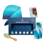 Coconut Oil Hair Mask Kit With Quick Dry Towel, Bamboo Hairbrush, And Coconut Oil For Hair, Hair Care Gift Sets For Women - Conscious Coconut