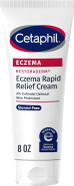 CETAPHIL ECZEMA RESTORADERM FLARE-UP RELIEF CREAM, For Eczema Prone Skin, 8 oz, Barrier Repair, 48 Hour Hydration, 2% Skin Protectant Colloidal Oatmeal, Steroid Free CETAPHIL ECZEMA RESTORADERM FLARE-UP RELIEF CREAM, For Eczema Prone Skin, 8 oz, Barrier Repair, 48 Hour Hydration, 2% Skin Protectant Colloidal Oatmeal, Steroid Free