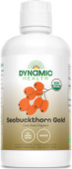 Dynamic Health Seabuckthorn Gold, Usda Certified Organic Sea Buckthorn, Omegas 3, 6, 9, No Additives, Antioxidant Support, Vegan, Gluten-Free, Non Gmo, Bpa-Free, 32 Fl Oz