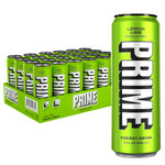 PRIME Energy LEMON LIME | Zero Sugar Energy Drink | Preworkout Energy | 200mg Caffeine with 300mg of Electrolytes and Coconut Water for Hydration| Vegan | Gluten Free |12 Fluid Ounce | 24 Pack