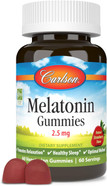 Carlson - Melatonin Gummies, 2.5 Mg, Healthy Sleep, Promotes Relaxation, Natural Strawberry Flavor, 60 Gummies Carlson - Melatonin Gummies, 2.5 Mg, Healthy Sleep, Promotes Relaxation, Natural Strawberry Flavor, 60 Gummies