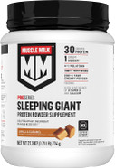 Muscle Milk Pro Series Sleeping Giant Protein Powder Supplement, Vanilla Caramel, 1.71 Pound, 18 Servings, 30g Protein, Overnight Muscle Recovery, 1g Sugar, Melatonin, Tryptophan, Packaging May Vary