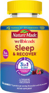 Nature Made Wellblends Sleep And Recover, Sleep Aid With Melatonin 3Mg To Support Restful Sleep, Plus L Theanine 200Mg And Magnesium Citrate, 44 Gummies Nature Made Wellblends Sleep And Recover, Sleep Aid With Melatonin 3Mg To Support Restful Sleep, Plus L Theanine 200Mg And Magnesium Citrate, 44 Gummies