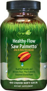 Irwin Naturals Healthy Flow Saw Palmetto With Zinc, Beta Sitosterols, Turmeric, Stinging Nettle & Pumpkin Seed - Promotes Healthy Prostate & Urinary Flow - Antioxidant Support - 60 Liquid Softgels