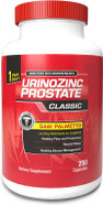 Urinozinc Classic Prostate Supplement For Men, 1 Capsule Per Day, Saw Palmetto & B Vitamins (Over 8 Month Supply, 250 Count)